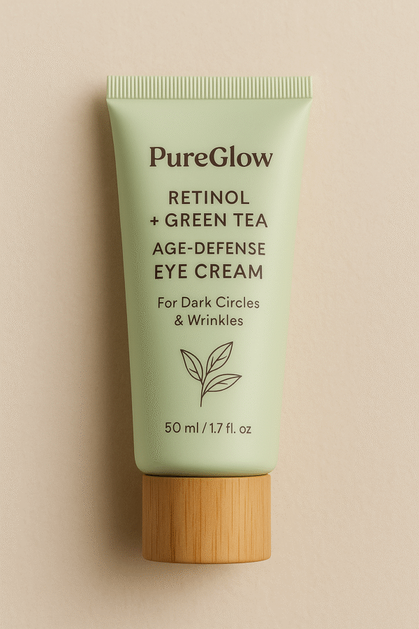 PureGlow Retinol + Green Tea Age-Defense Eye Cream for Dark Spots and Wrinkles Tube 50