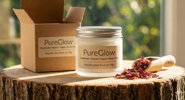Reusable Glass Travel Jar (50g)