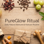 🌿 The PureGlow Ritual: A Simple, Natural Routine for Healthy Skin & Hair