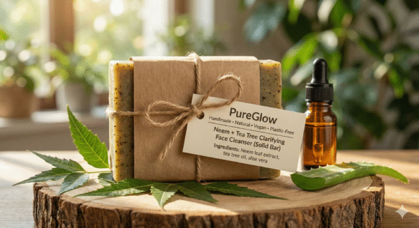 Neem + Tea Tree Clarifying Face Cleanser (Solid Bar)